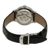 Back View Of Exhibition Back Case And Closed Leather Band Of Jaeger-LeCoultre Q3468421 Watch Pre Owned Condition