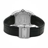 Back View Of {Caseback} Back Case And Closed Leather Band Of Cartier W20106X8 Watch Pre Owned Condition