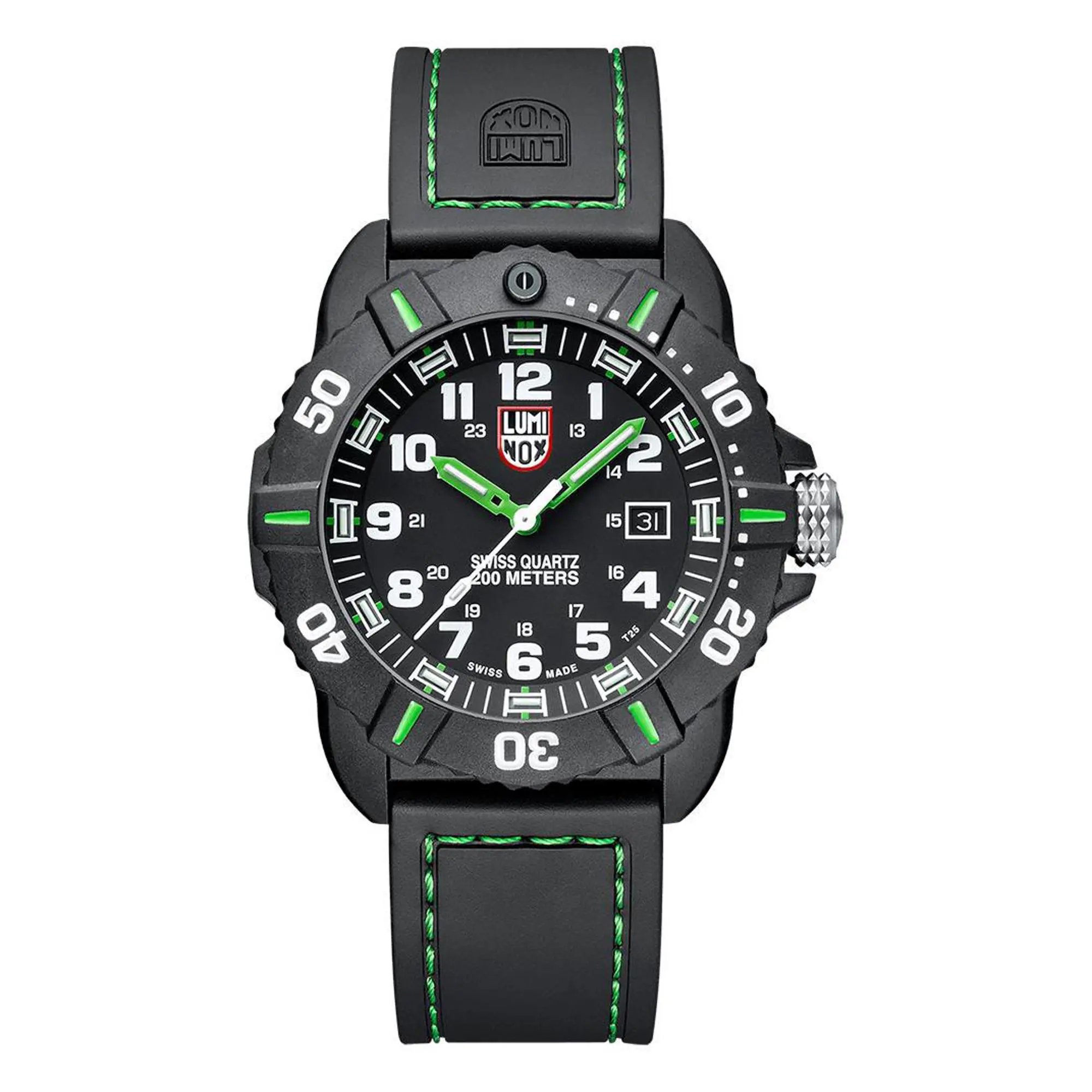 Front Full View Of Luminox XS.3037 Carbon Watch Pre Owned Condition Good