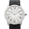 Up Close Front Facing Picture Of Cartier W6700255 Stainless Steel Watch Pre Owned Condition