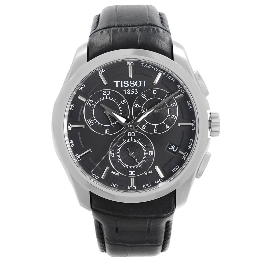 Front Full View Of Tissot T035.617.16.051.00 Stainless Steel Watch New Without Tags Condition {Product Condition}