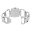 Back View Of Screwback Back Case And Open Stainless Steel Band Of Gucci YA125407 Watch Pre Owned Condition