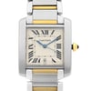 Up Close Front Facing Picture Of Cartier W51005Q4 Stainless Steel Watch Pre Owned Condition