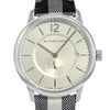 Up Close Front Facing Picture Of Burberry BU10002 Stainless Steel Watch Pre Owned Condition