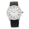 Front Full View Of Cartier W6700255 Stainless Steel Watch Pre Owned Condition {Product Condition}