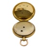 Up Close Front Facing Picture Of Non-Branded 18556 Gold 18kt Watch Pre Owned Condition
