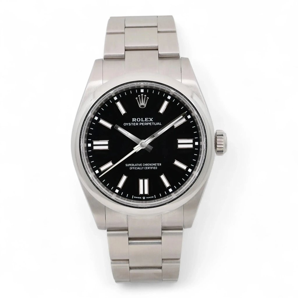 Front Full View Of Rolex 134300 Stainless Steel Watch Unworn Condition Excellent