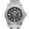 Up Close Front Facing Picture Of Breitling A1733110/BC30-169A Stainless Steel Watch Display Model Condition