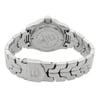 Back View Of Screwback Back Case And Closed Stainless Steel Band Of TAG Heuer WT141N Watch Pre Owned Condition