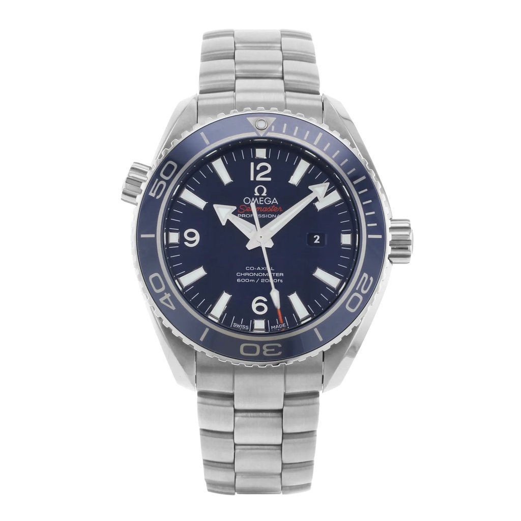 Front Full View Of OMEGA 232.90.38.20.03.001 Titanium Watch Unworn Condition {Product Condition}