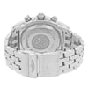 Back View Of Screwback Back Case And Closed Stainless Steel Band Of Breitling AB011012/B967-375A Watch Pre Owned Condition