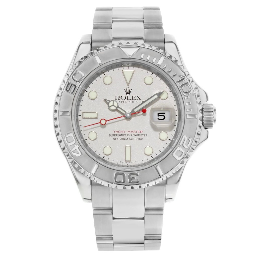 Front Full View Of Rolex 16622 Stainless Steel Watch Pre Owned Condition Good