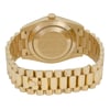 Back View Of Solid Back Case And Closed Yellow Gold Band Of Rolex 228238 Watch Pre Owned Condition