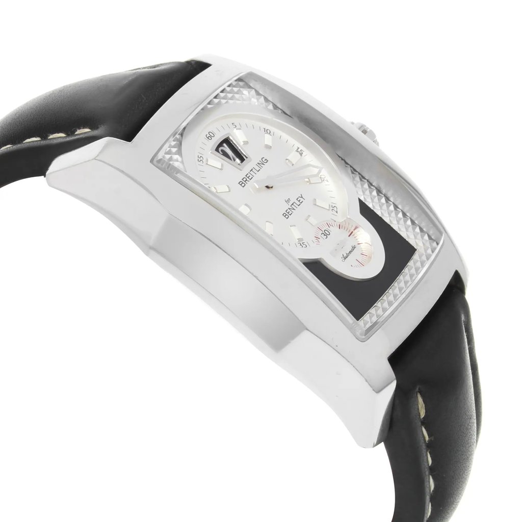 View Of Opposite Crown Facing Side Of Breitling A2836212/B844-760P Stainless Steel Watch Pre Owned Condition