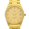 Up Close Front Facing Picture Of OMEGA 166.0277 Stainless Steel Watch Pre Owned Condition