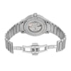 Back View Of Exhibition Back Case And Open Stainless Steel Band Of Edox 80094 3NM NO1 Watch Display Model Condition