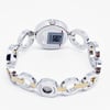 Back View Of Solid Back Case And Open Stainless Steel Band Of Tissot T084.210.22.117.00 Watch Display Model Condition