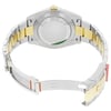 Back View Of {Caseback} Back Case And Open Stainless and Solid Gold Band Of Rolex 126303 Watch Unworn Condition