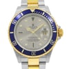 Up Close Front Facing Picture Of Rolex 16613 T Stainless Steel Watch Pre Owned Condition