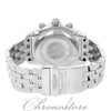 Back View Of {Caseback} Back Case And Closed Stainless Steel Band Of Breitling AB014012/BA52-378A Watch Display Model Condition