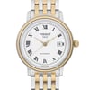 Up Close Front Facing Picture Of Tissot T045.407.22.033.00 Stainless Steel Watch Pre Owned Condition