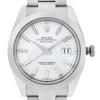 Up Close Front Facing Picture Of Rolex 126300 Stainless Steel Watch Pre Owned Condition