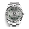 Up Close Front Facing Picture Of Rolex 126334 Stainless Steel Watch Unworn Condition
