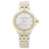 Front Full View Of RAYMOND WEIL 8160-STP-00308 Stainless Steel Watch Unworn Condition Excellent