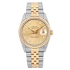 Front Full View Of Rolex 16233 Stainless Steel Watch Pre Owned Condition Good
