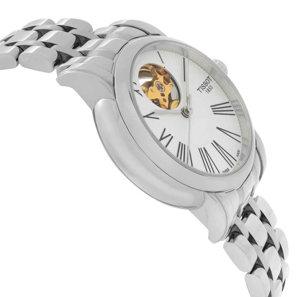 View Of Opposite Crown Facing Side Of Tissot T050.207.11.033.00 Stainless Steel Watch Unworn Condition