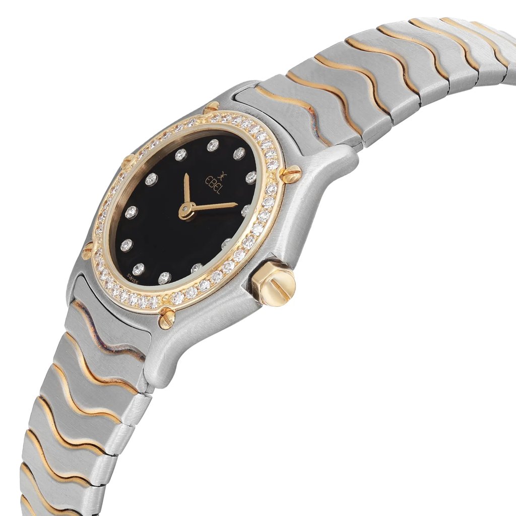 View Of Crown Facing Side Of EBEL 1057902 Stainless Steel Watch Pre Owned Condition