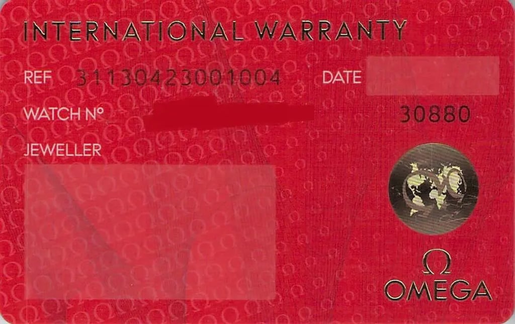  Full View Box And Documents For OMEGA 311.30.42.30.01.004 Without watch In The Image 