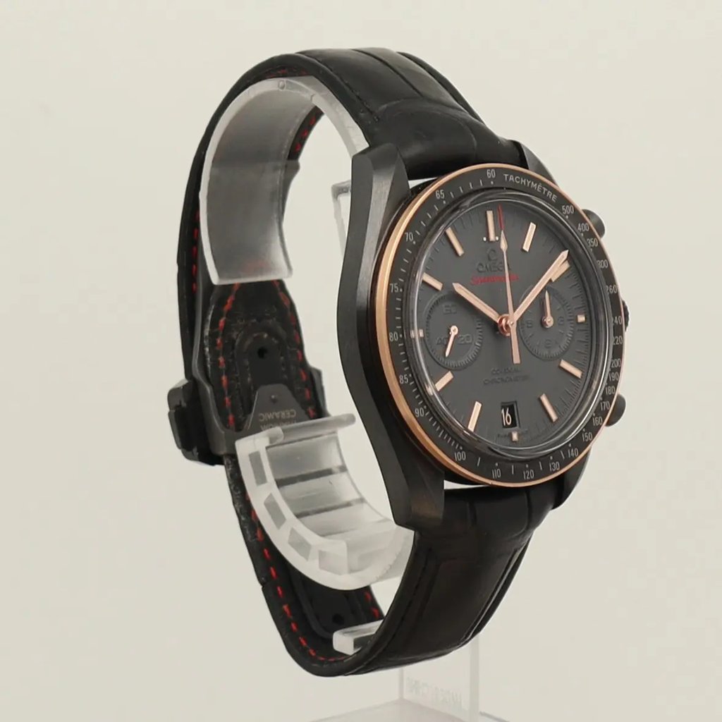View Of Opposite Crown Facing Side Of OMEGA 311.63.44.51.06.001 Ceramic Watch Pre Owned Condition