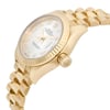View Of Crown Facing Side Of Rolex 279178 Yellow Gold Watch Pre Owned Condition