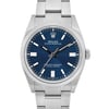 Up Close Front Facing Picture Of Rolex 126000 Stainless Steel Watch New Condition