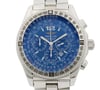 Up Close Front Facing Picture Of Breitling A42362 Stainless Steel Watch Pre Owned Condition