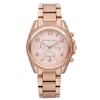 Front Full View Of Michael Kors MK5863 Stainless Steel Watch Pre Owned Condition Good