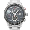 Up Close Front Facing Picture Of TAG Heuer CAR2A11.BA0799 Stainless Steel Watch Pre Owned Condition