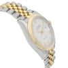 View Of Opposite Crown Facing Side Of Rolex 126233 Stainless Steel Watch Display Model Condition
