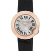 Up Close Front Facing Picture Of Cartier WGBL0002 Rose Gold Watch Pre Owned Condition