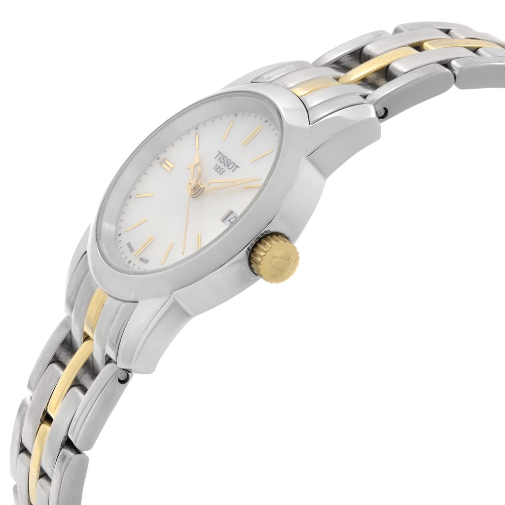 View Of Crown Facing Side Of Tissot T033.210.22.111.00 Stainless Steel Watch Pre Owned Condition