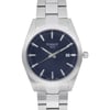 Up Close Front Facing Picture Of Tissot T127.410.44.041.00 Titanium Watch Pre Owned Condition