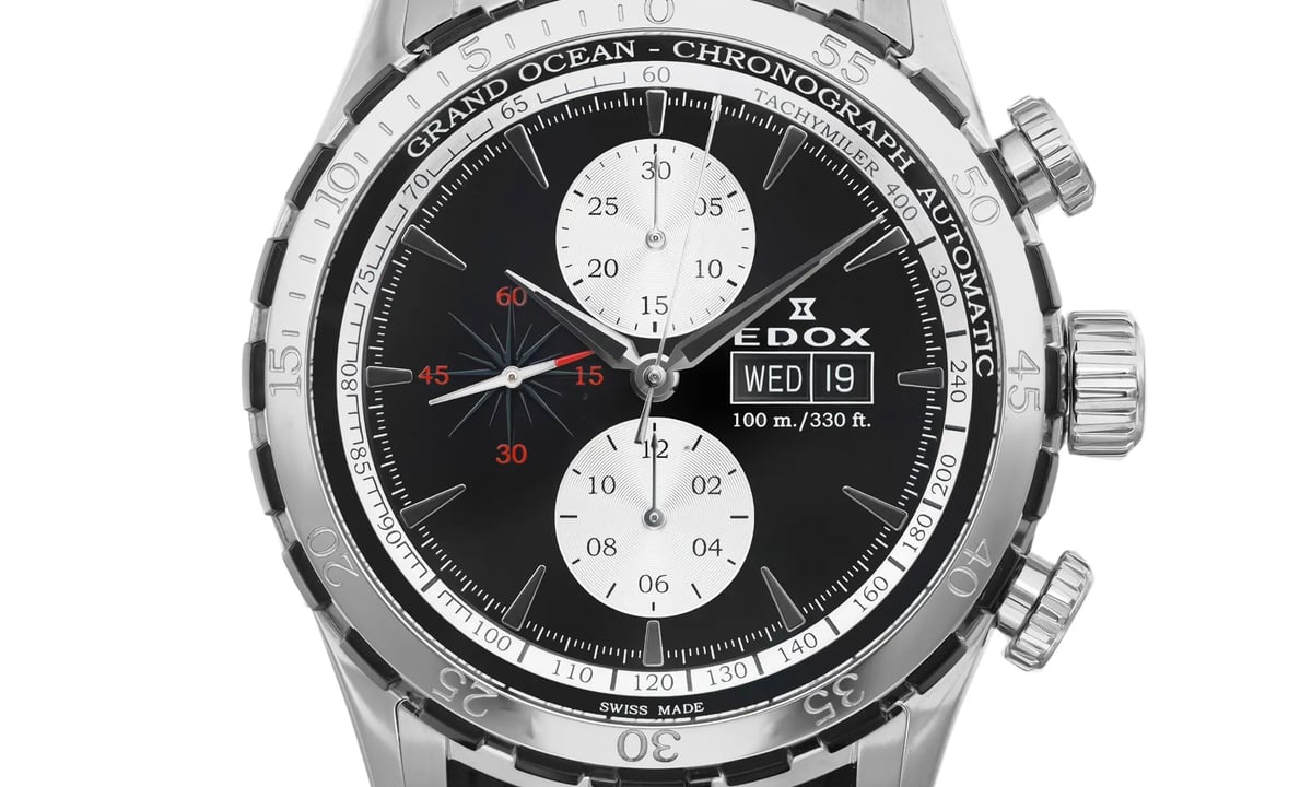 Chronostore - Edox Grand Ocean 48mm Black Dial Automatic Men Watch