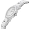 View Of Crown Facing Side Of Tissot T064.210.22.016.00 Stainless Steel Watch Display Model Condition