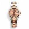 Front Full View Of Rolex 278341RBR Stainless Steel Watch Unworn Condition Excellent