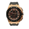 Front Full View Of Audemars Piguet 26401RO.OO.A002CA.02 Rose Gold Watch Pre Owned Condition Excellent