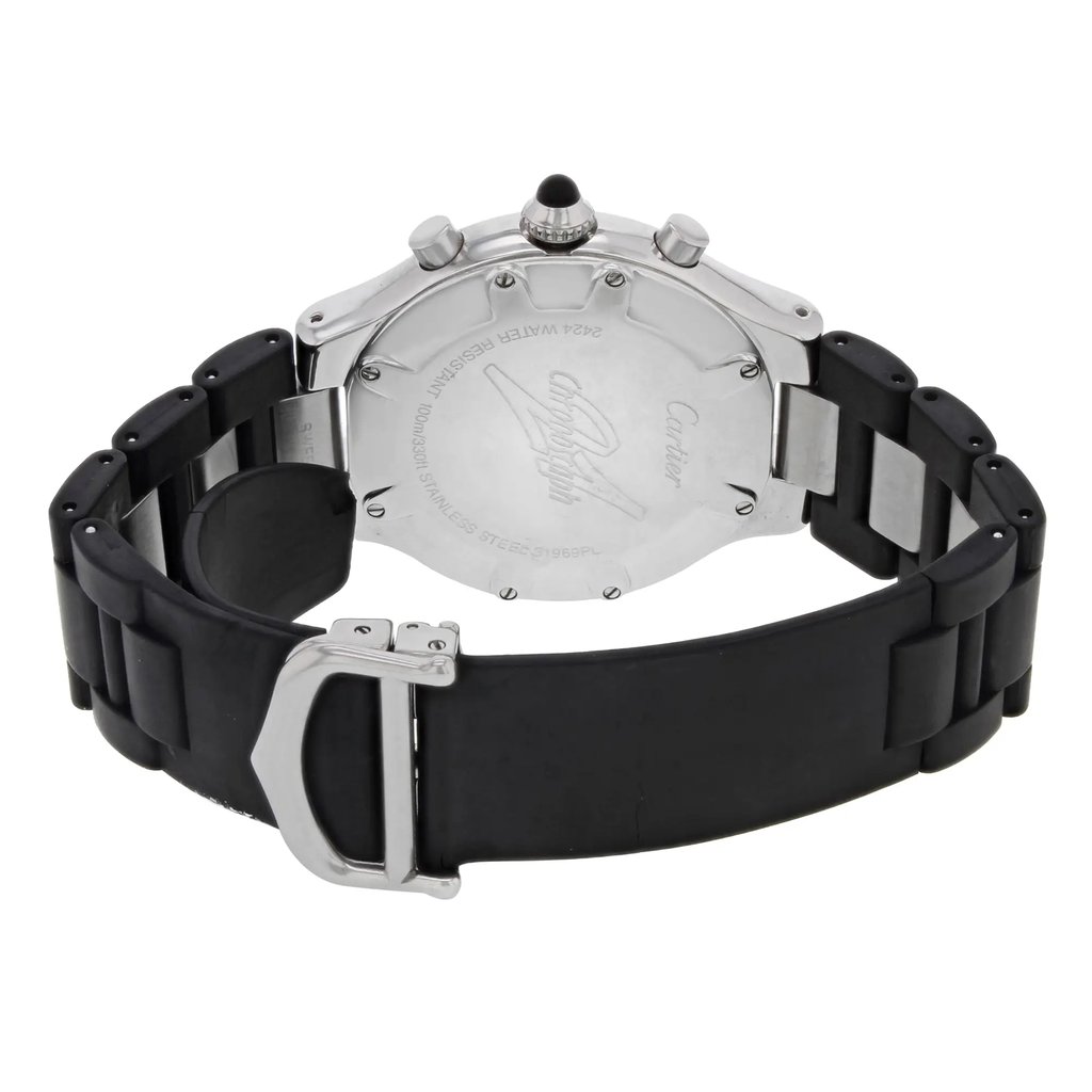 5th image of Cartier Chronoscaph Wristwatch, PreOwned condition