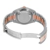 Back View Of Screwback Back Case And Open Stainless Steel,Rose Gold Band Of Rolex 126331 Watch Unworn Condition