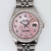Up Close Front Facing Picture Of Rolex 16014 Stainless Steel Watch Pre Owned Condition