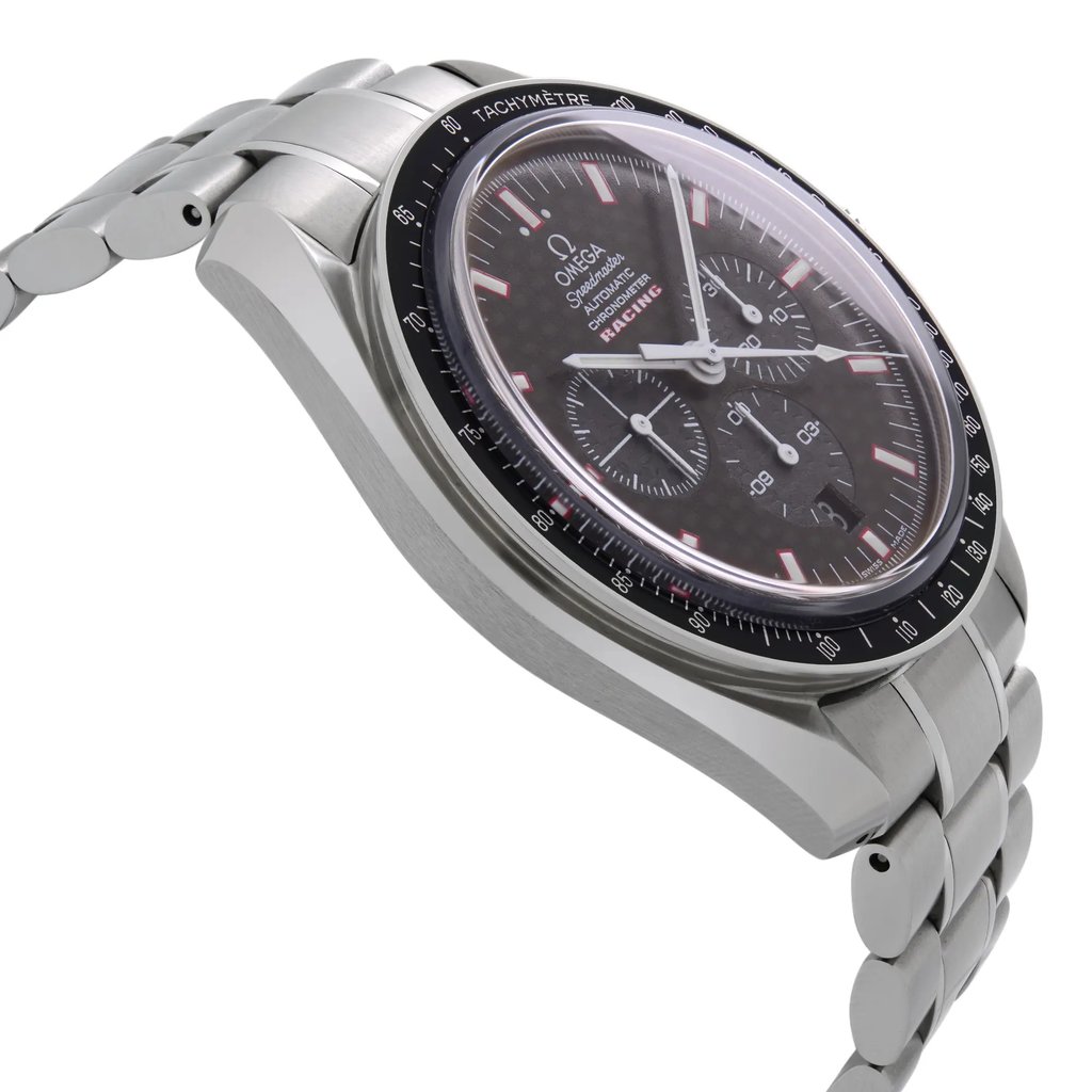 View Of Opposite Crown Facing Side Of OMEGA 3552.59.00 Stainless Steel Watch Pre Owned Condition